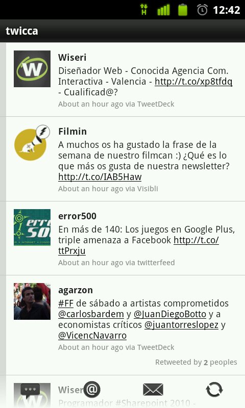 App Android para Twitter