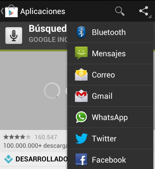 Compartir apps Android